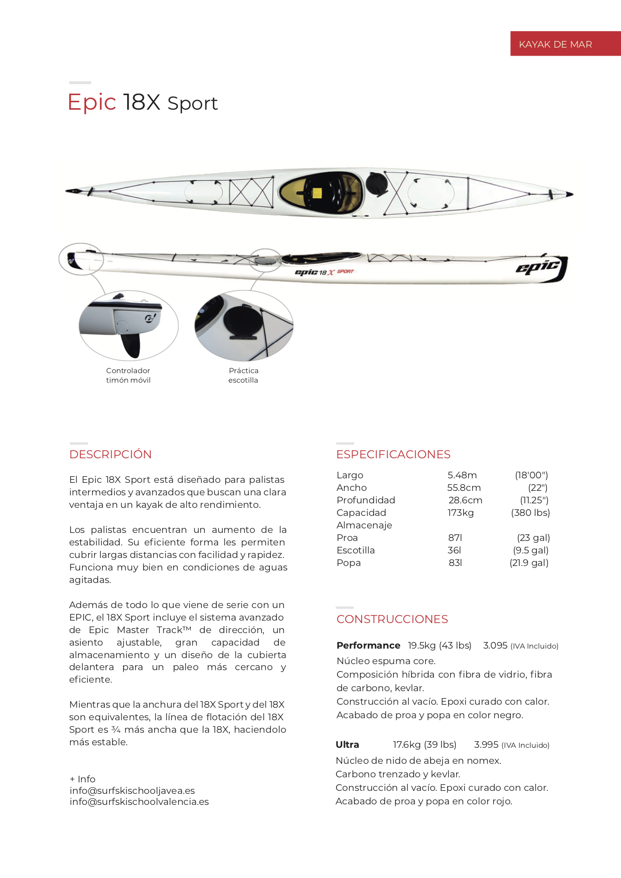 surfski 18X sport