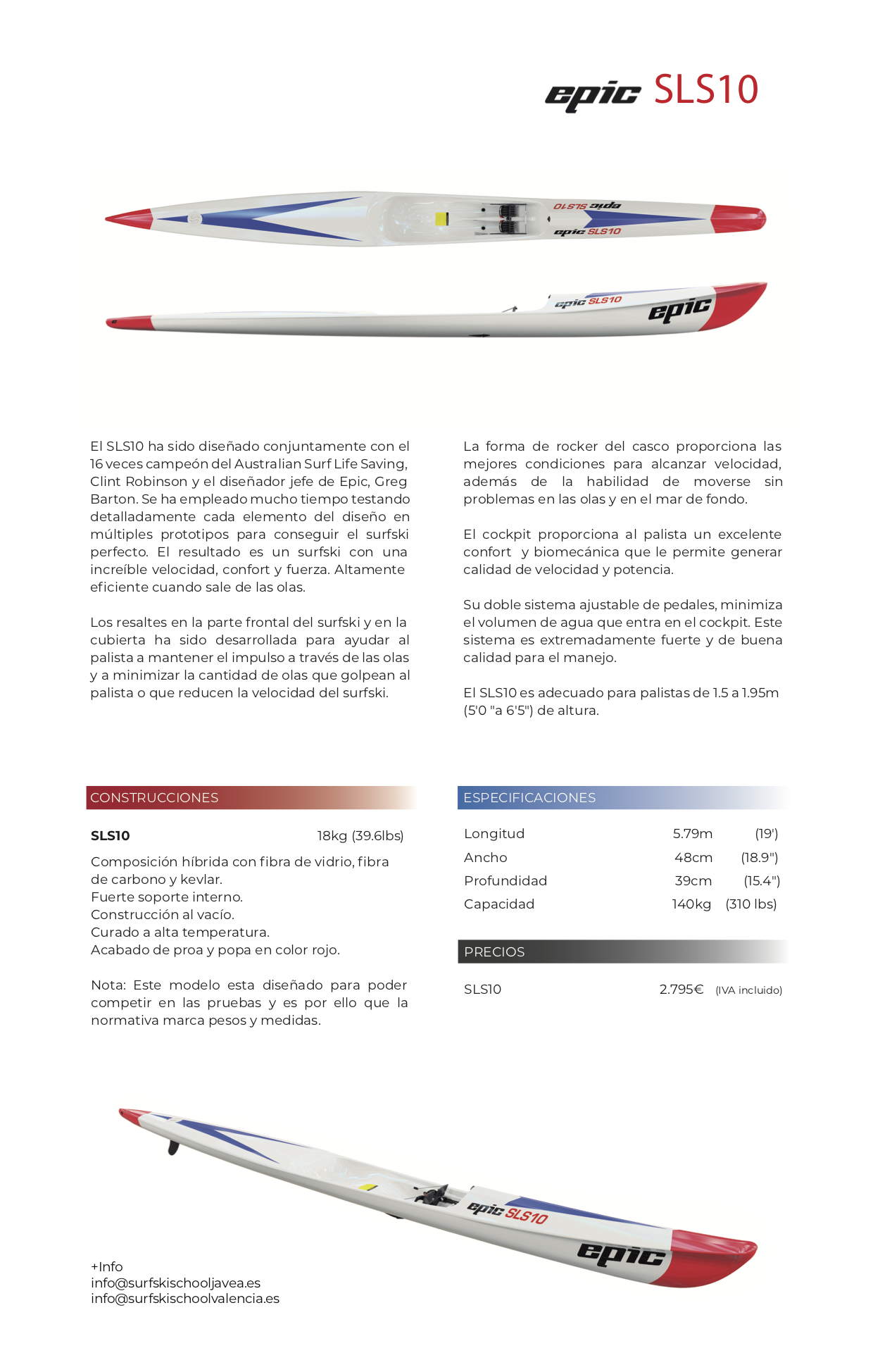 surfski SLS10