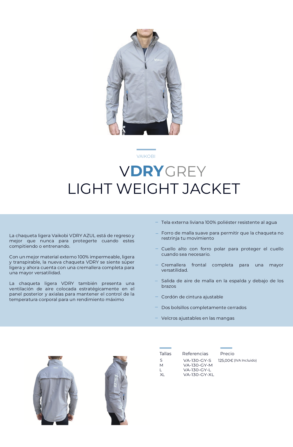 Lightweight Jacket grey