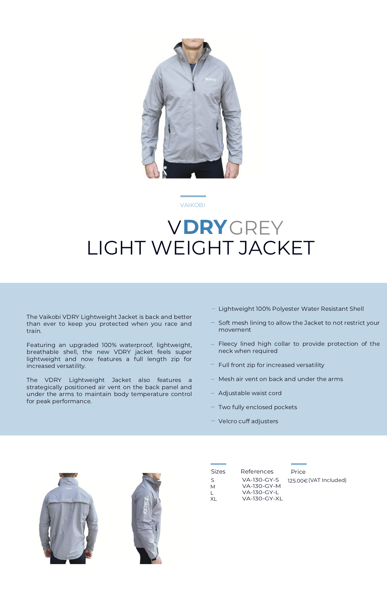 Lightweight Jacket grey