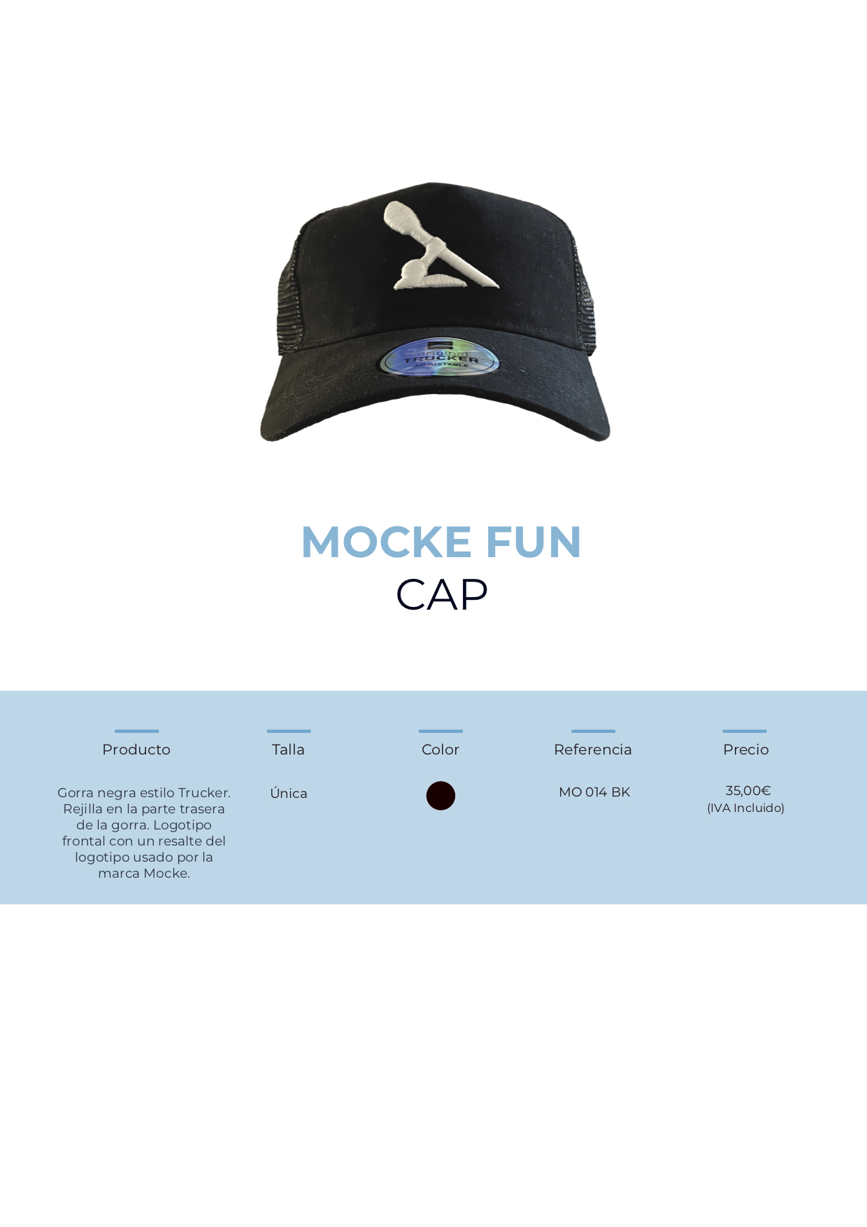 mocke trucker hat