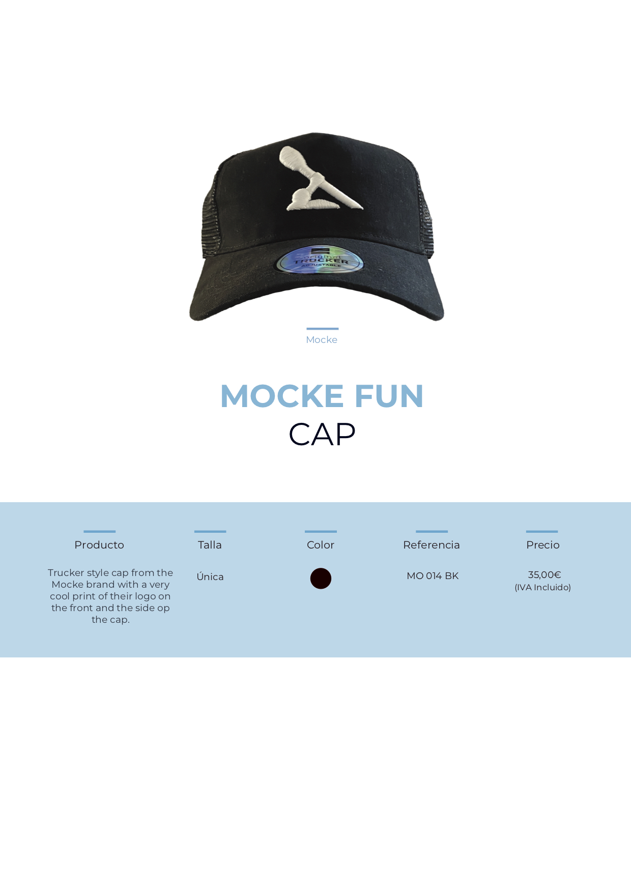 mocke trucker hat