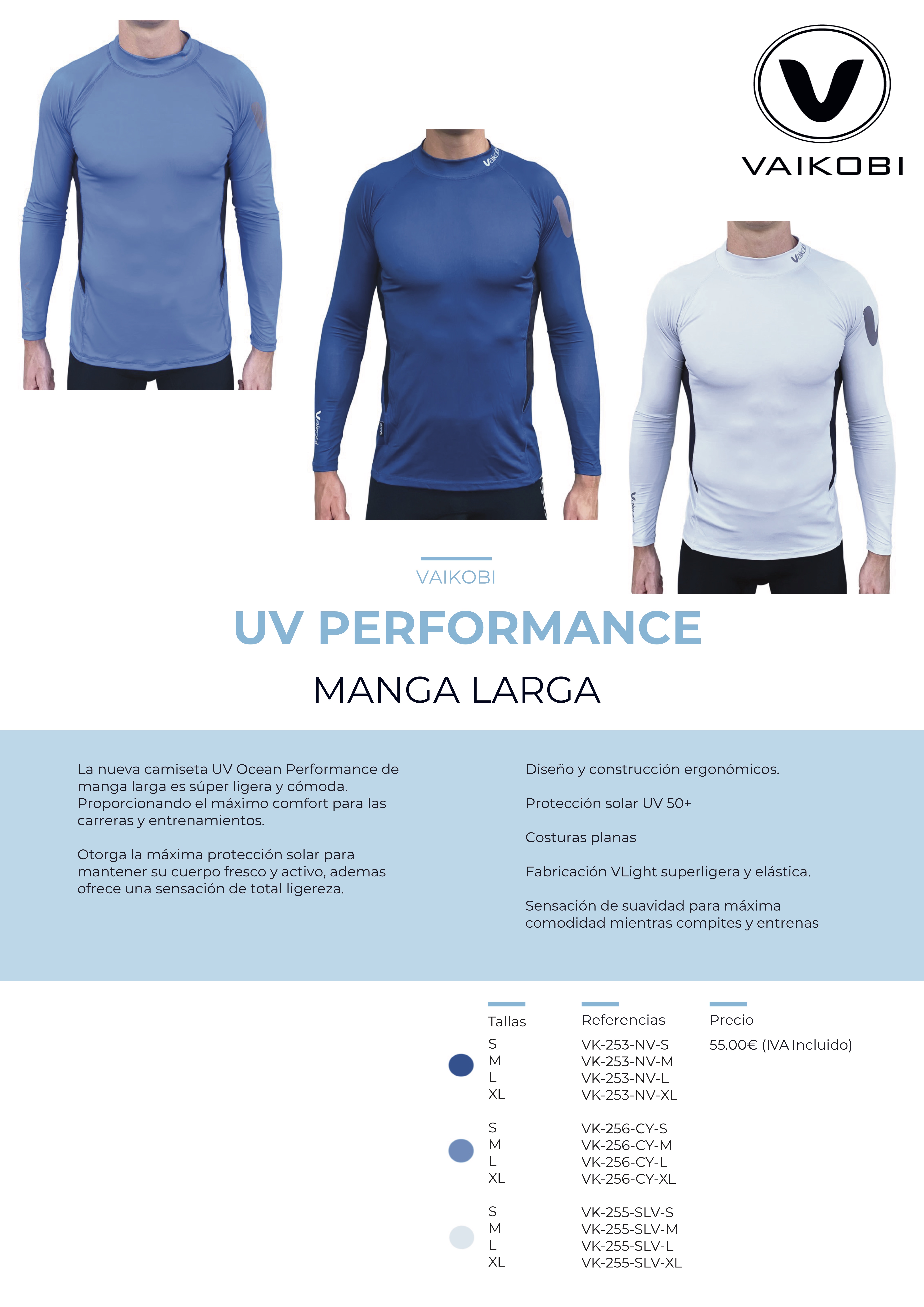 Camiseta UV Performance vaikobi