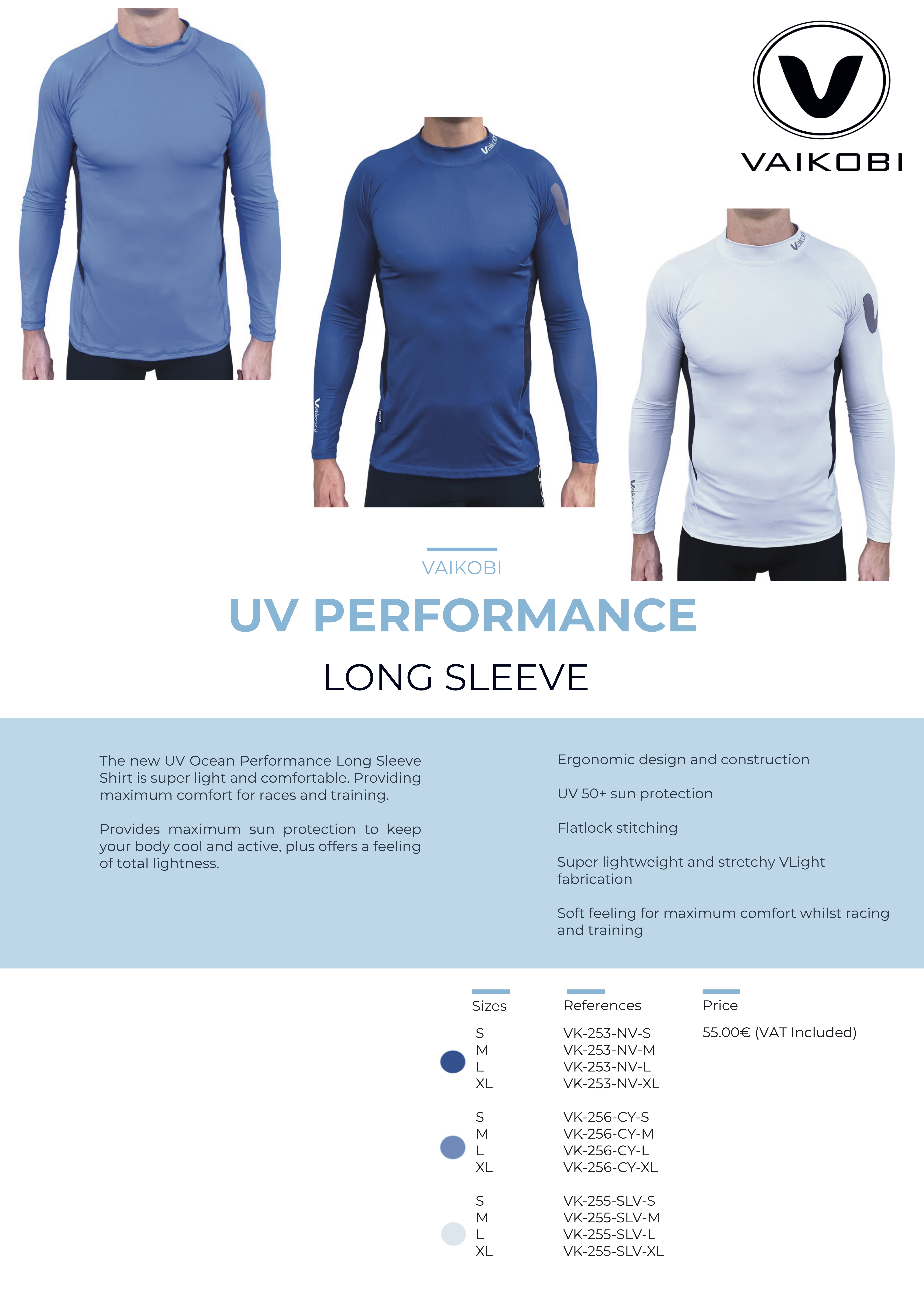 Camiseta UV Performance vaikobi